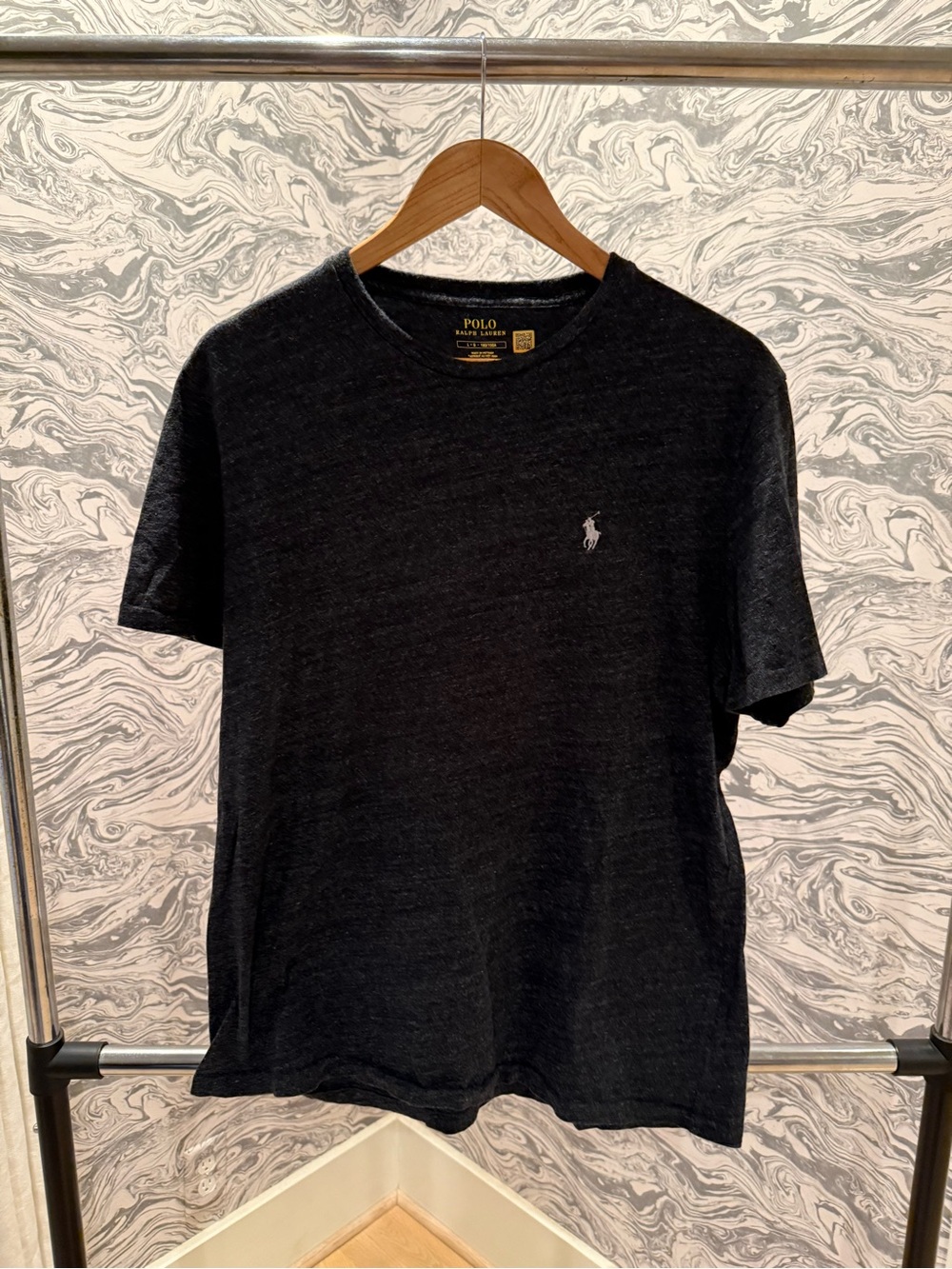 Polo by Ralph Lauren Charcoal Crew Neck Short Sleeve Tee
